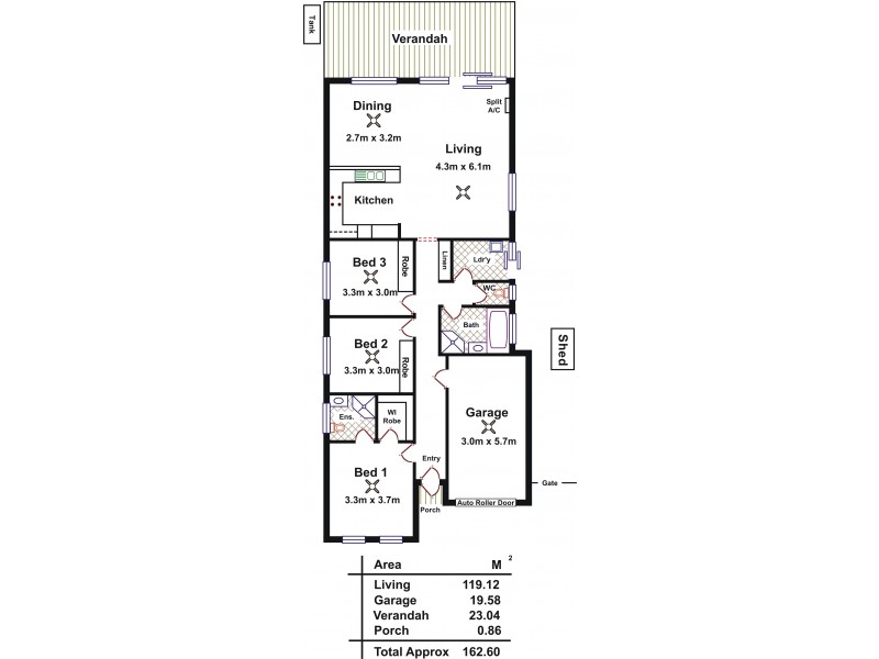13 Trafalgar Drive, Elizabeth Park SA 5113 Floorplan