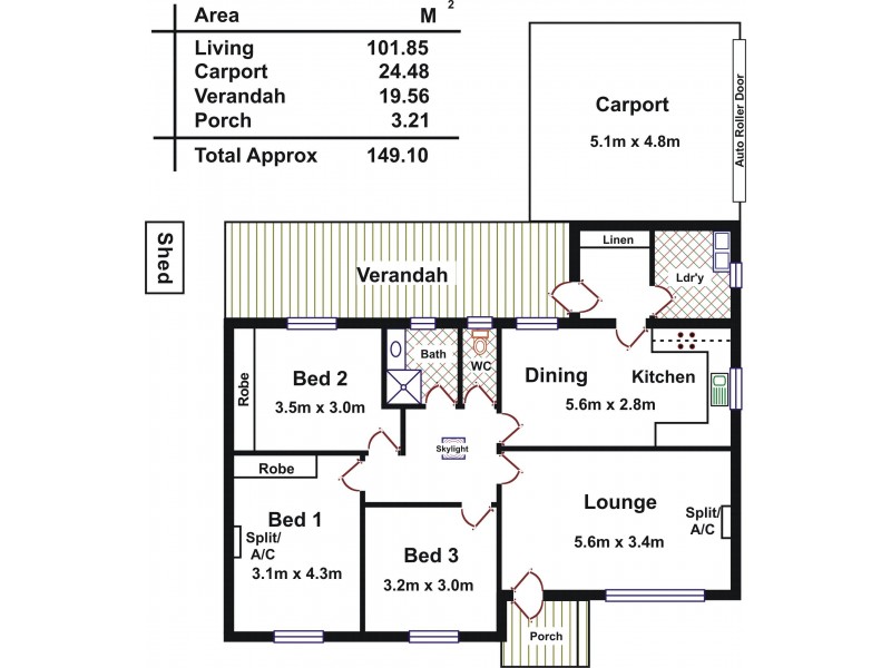 172A Ridley Road, Elizabeth Grove SA 5112 Floorplan