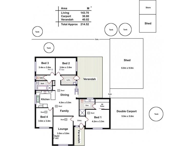 44 Bain Road, Angle Vale SA 5117 Floorplan