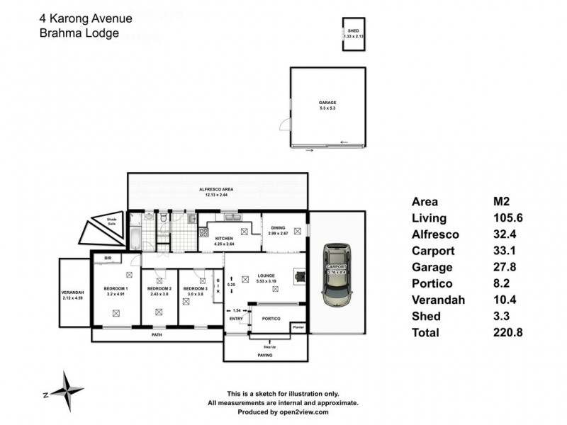 4 Karong Avenue, Brahma Lodge SA 5109 Floorplan