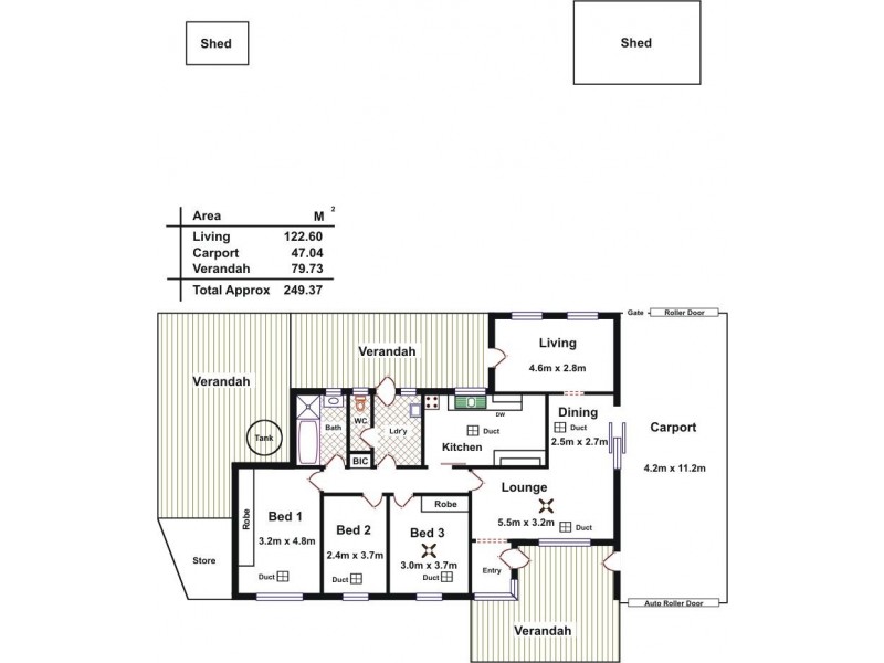 9 Longleat Road, Elizabeth Vale SA 5112 Floorplan