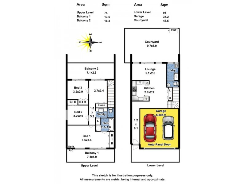 3/9 Bald Street, Smithfield Plains SA 5114 Floorplan