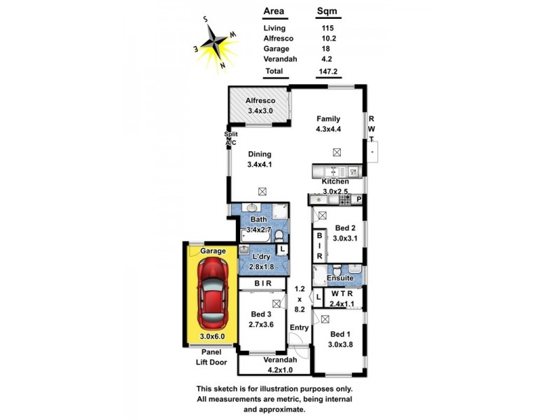 13 Callabonna Avenue, Andrews Farm SA 5114 Floorplan