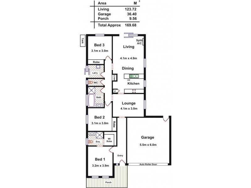 10 Barrat Street, Smithfield Plains SA 5114 Floorplan
