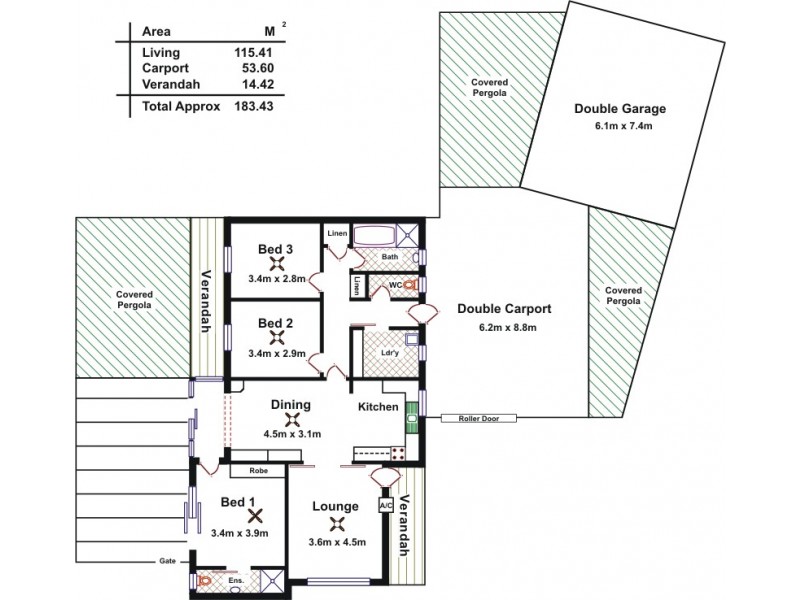 7 Adaluna Crescent, Smithfield SA 5114 Floorplan