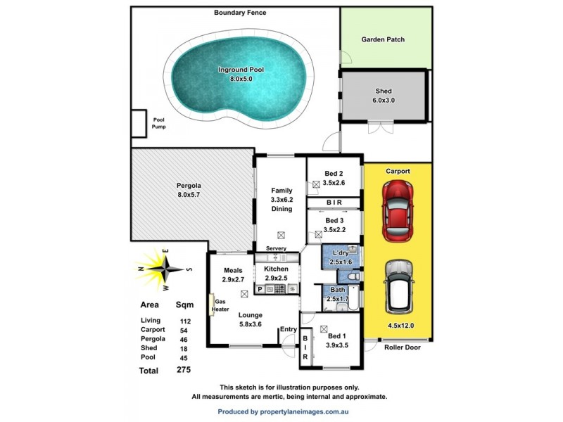 1 Grace Avenue, Andrews Farm SA 5114 Floorplan