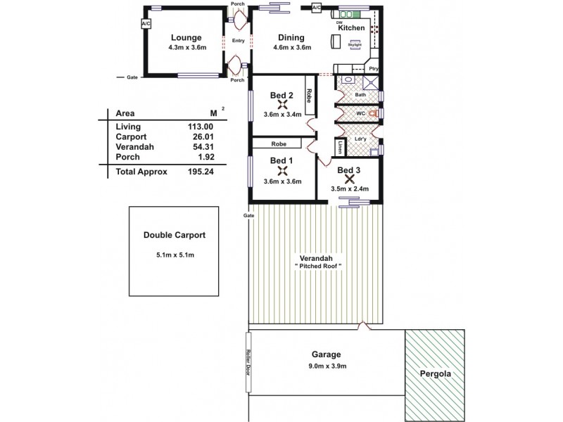 10 Leyden Court, Salisbury Downs SA 5108 Floorplan