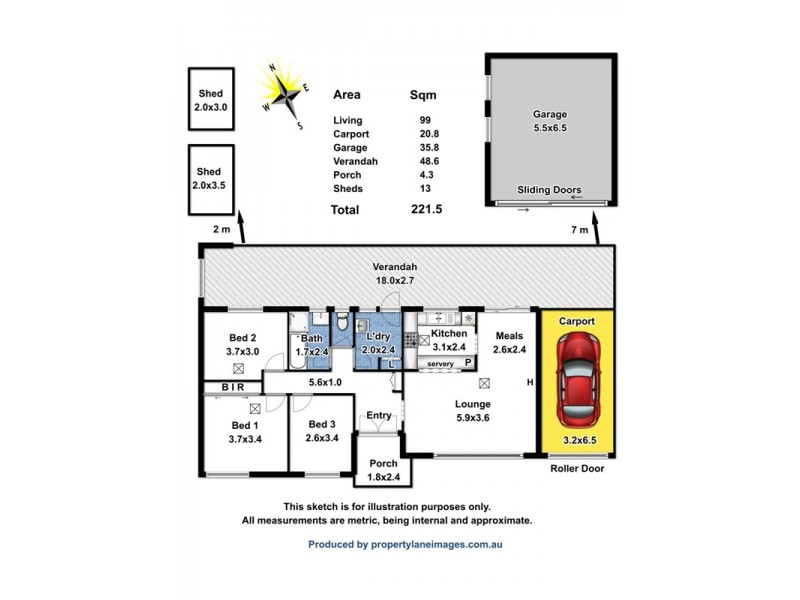 86 Frost Road, Brahma Lodge SA 5109 Floorplan
