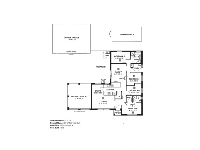 6 Mildren Court, Greenwith SA 5125 Floorplan