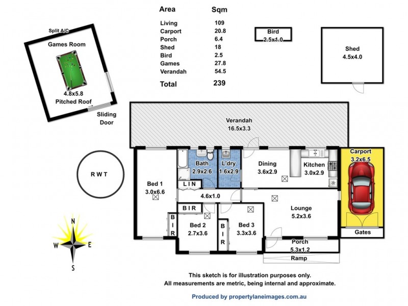 9 Begonia Court, Parafield Gardens SA 5107 Floorplan
