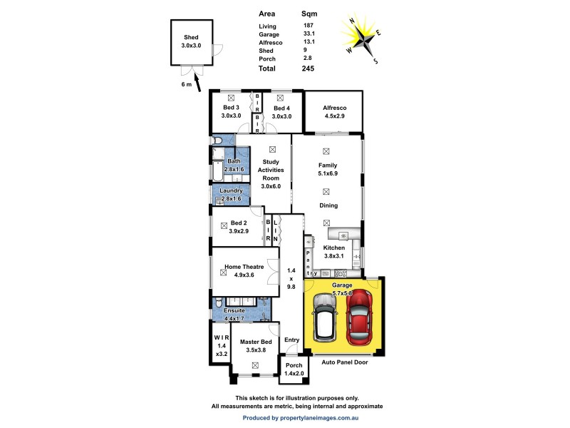 3 Kernal Road, Munno Para West SA 5115 Floorplan