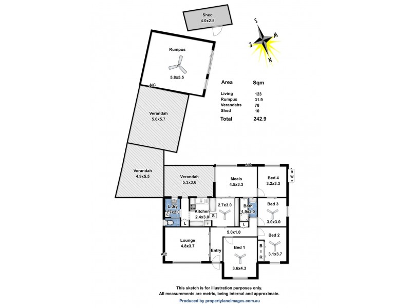 12 Shepherdson Road, Parafield Gardens SA 5107 Floorplan