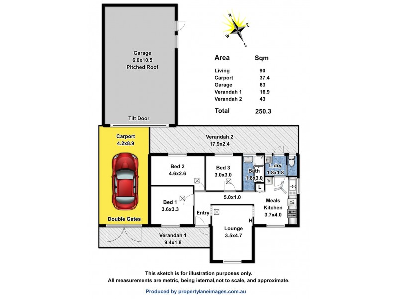 16 Harvey Drive, Salisbury East SA 5109 Floorplan