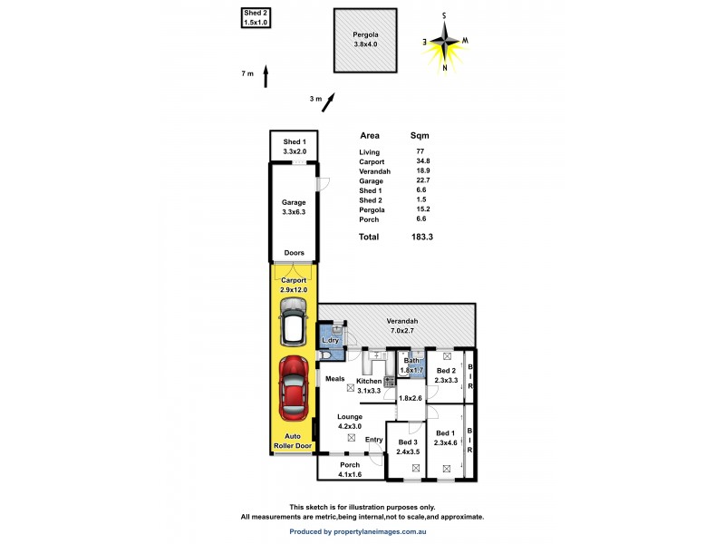 22 Hamptworth Street, Elizabeth Vale SA 5112 Floorplan