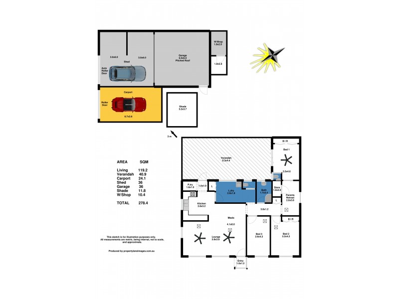 20 Woodlands Road, Elizabeth Downs SA 5113 Floorplan