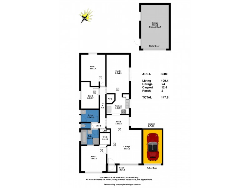 44 Lauren Drive, Paralowie SA 5108 Floorplan