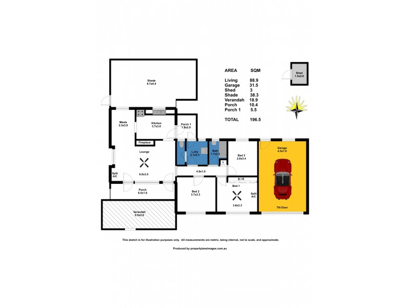 6 Porton Street, Elizabeth Grove SA 5112 Floorplan