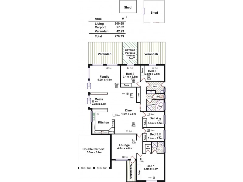 39a Applecross Drive, Blakeview SA 5114 Floorplan