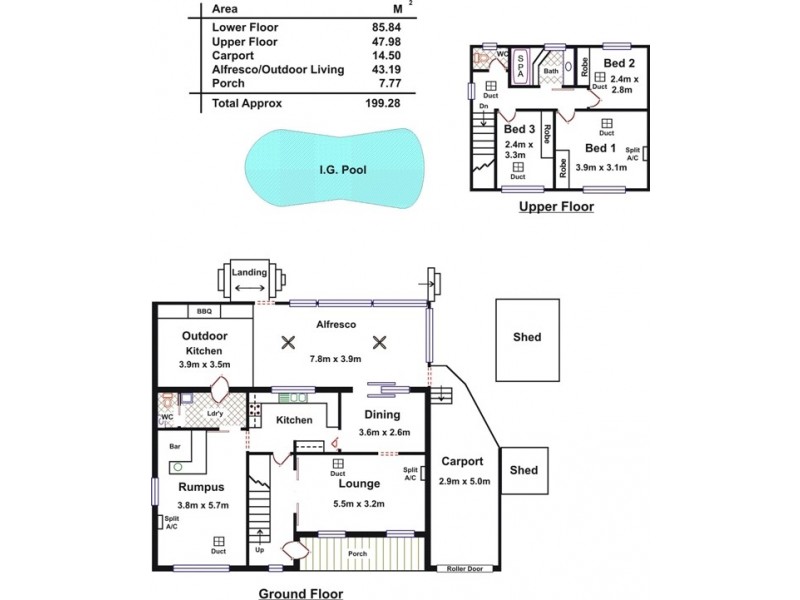 13 Brooker Drive, Hillbank SA 5112 Floorplan