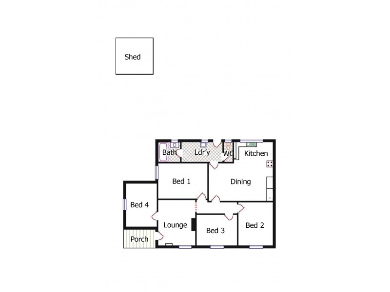 22 Wilkins Road, Elizabeth Downs SA 5113 Floorplan