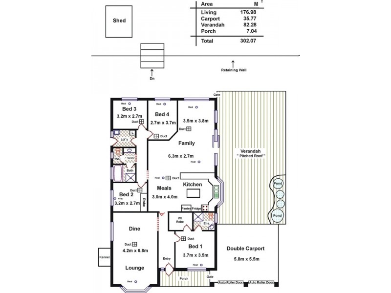 23 Kingate Boulevard, Blakeview SA 5114 Floorplan