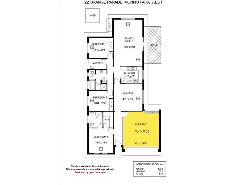 22 Orange Pde, Munno Para West SA 5115 Floorplan