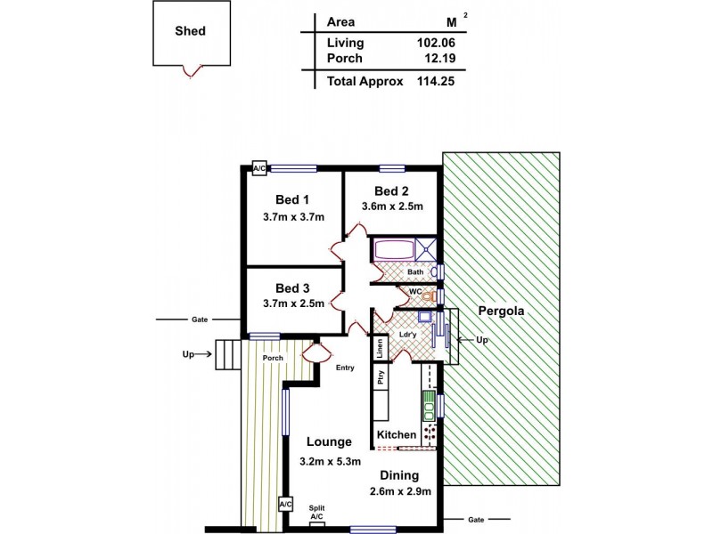 14 Phelps Street, Elizabeth East SA 5112 Floorplan