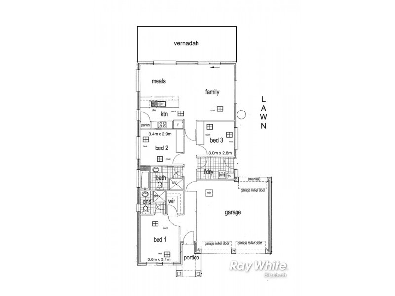 43 Swinden Crescent, Blakeview SA 5114 Floorplan