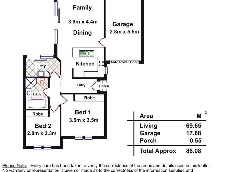 2/18 Davidson Rd, Elizabeth Vale SA 5112 Floorplan