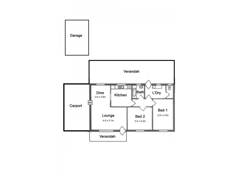 7 Blake Road, Elizabeth South SA 5112 Floorplan