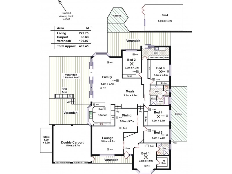2 Hammond Close, Hillbank SA 5112 Floorplan