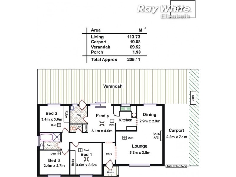 23 Caulfield Crescent, Paralowie SA 5108 Floorplan