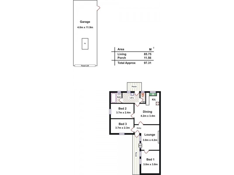 10 Hewitt Road, Elizabeth South SA 5112 Floorplan