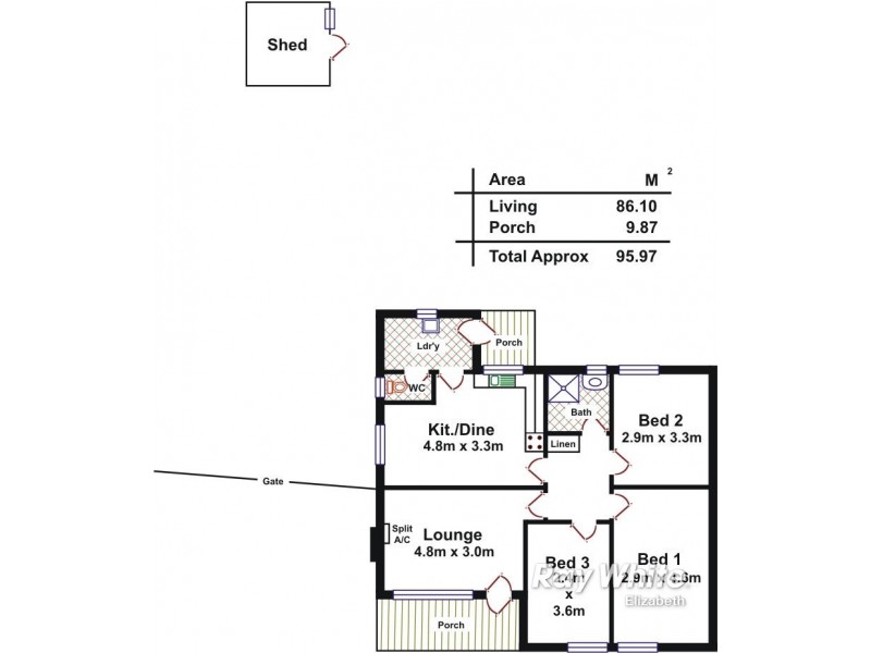 4 Johnston Road, Elizabeth Downs SA 5113 Floorplan