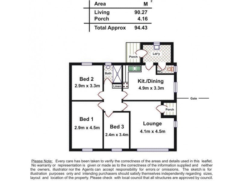 24 Filsoll Street, Elizabeth Downs SA 5113 Floorplan