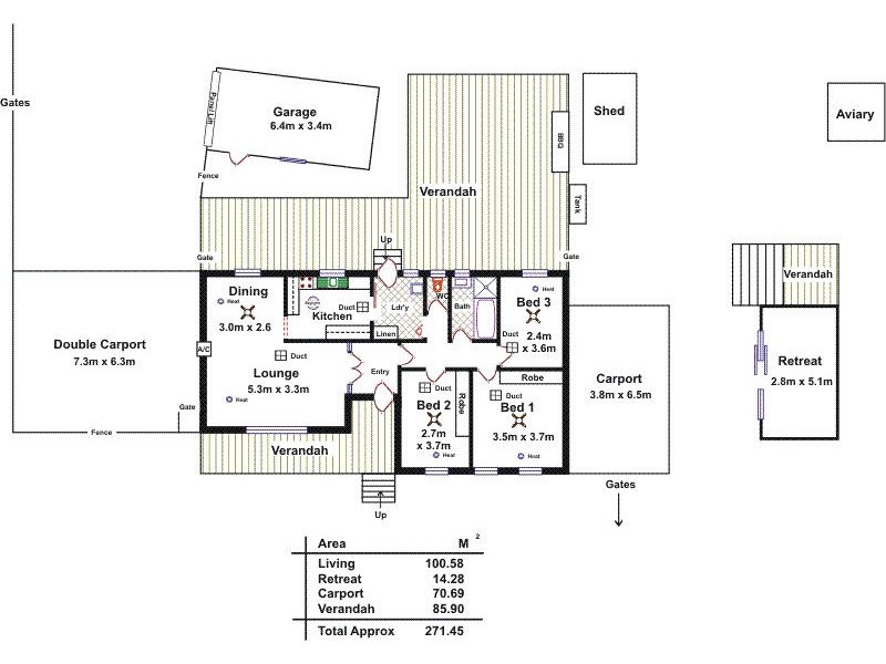 13 Rhine Court, Elizabeth East SA 5112 Floorplan