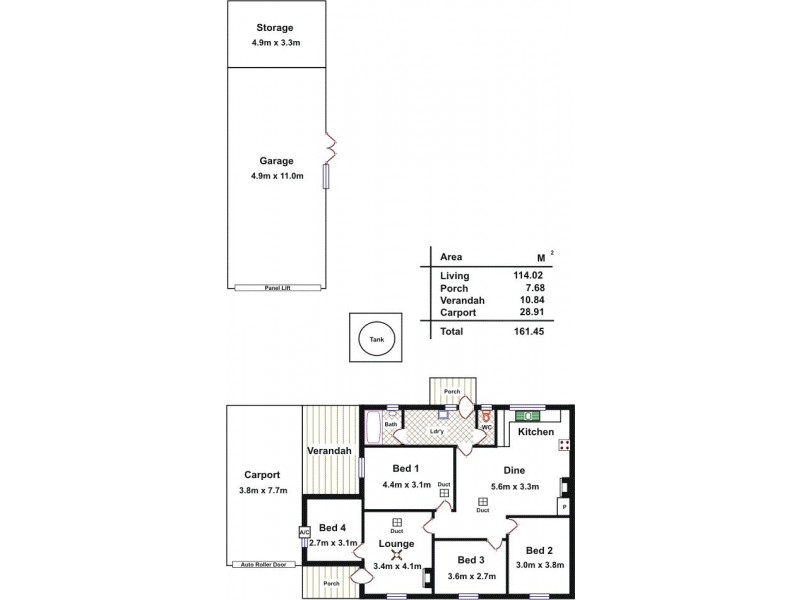 12 Davey Street, Elizabeth Park SA 5113 Floorplan