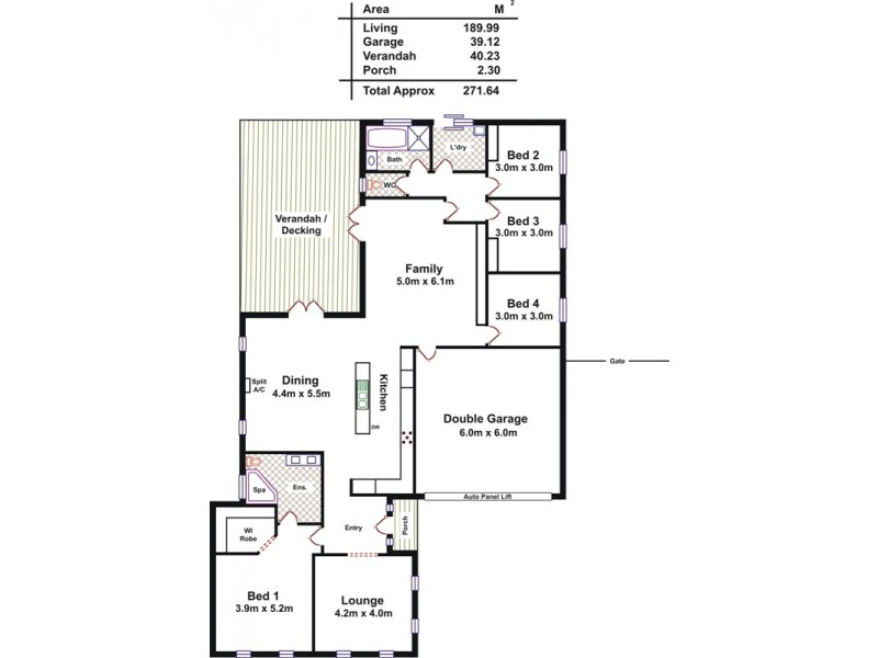 5 Matthew Rise, Blakeview SA 5114 Floorplan