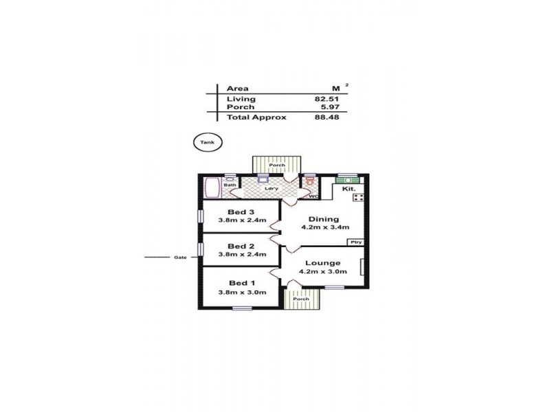 29 Butterfield Rd, Elizabeth Park SA 5113 Floorplan