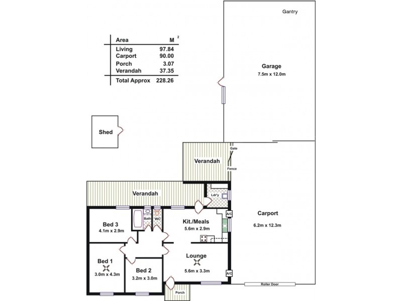 23 Crisp Rd, Elizabeth Downs SA 5113 Floorplan