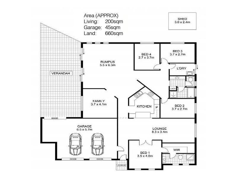 113 Highfield Drive, Hillbank SA 5112 Floorplan
