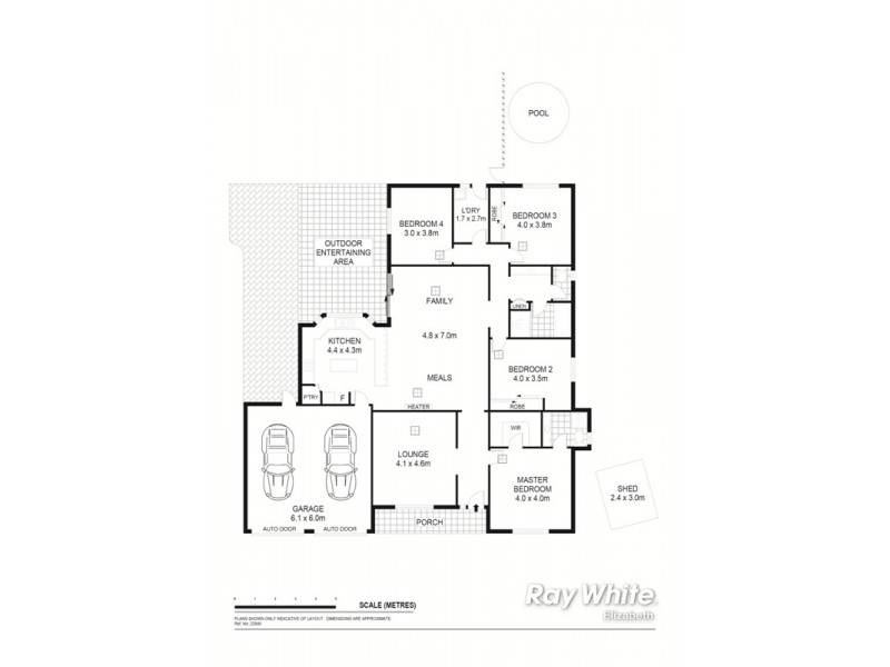17 Grenadier Grove, Gulfview Heights SA 5096 Floorplan