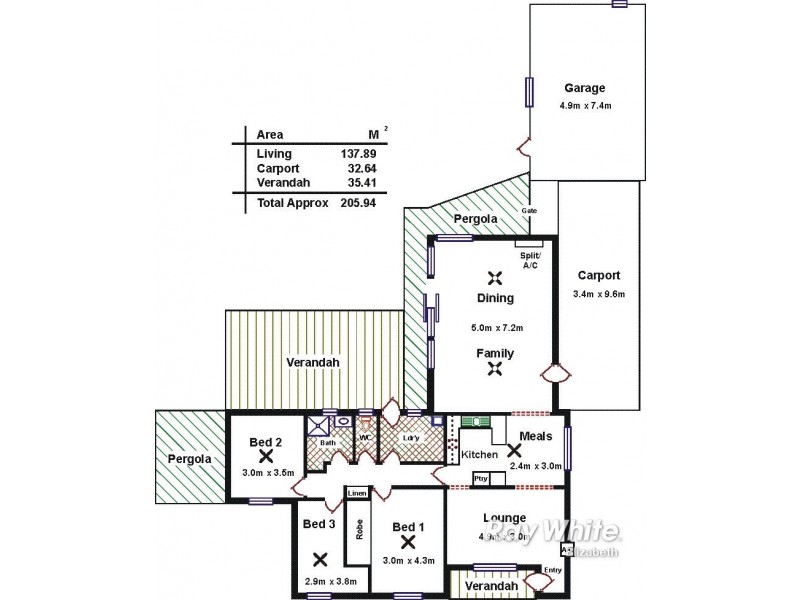 38 Minchington Road, Elizabeth North SA 5113 Floorplan