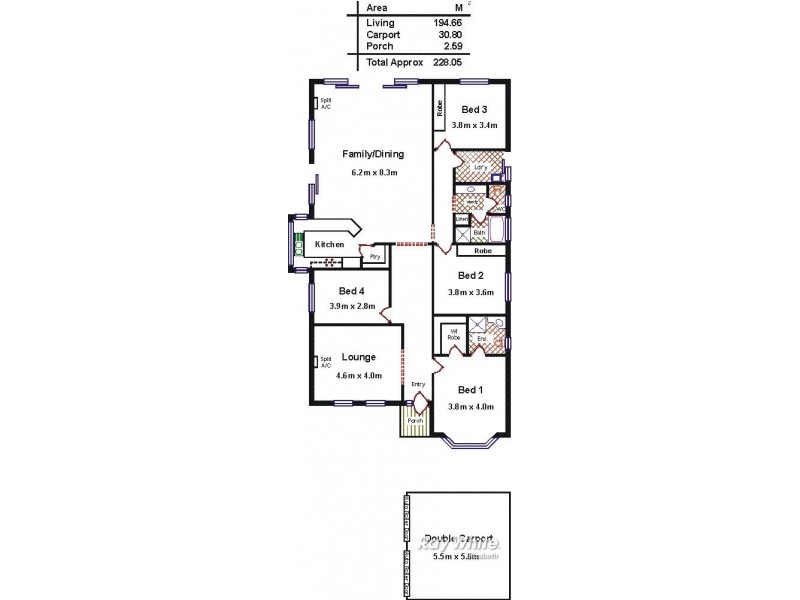 6 Butler Court, Blakeview SA 5114 Floorplan