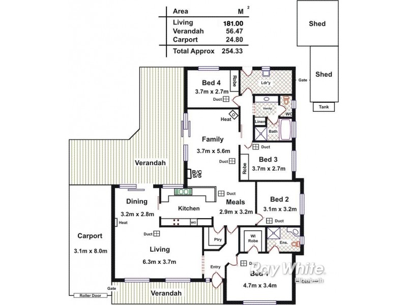 18 Tuglow Court, Hillbank SA 5112 Floorplan
