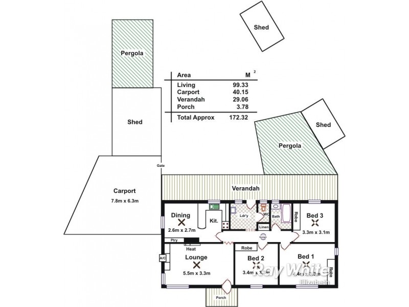 8 Burley Road, Elizabeth Vale SA 5112 Floorplan