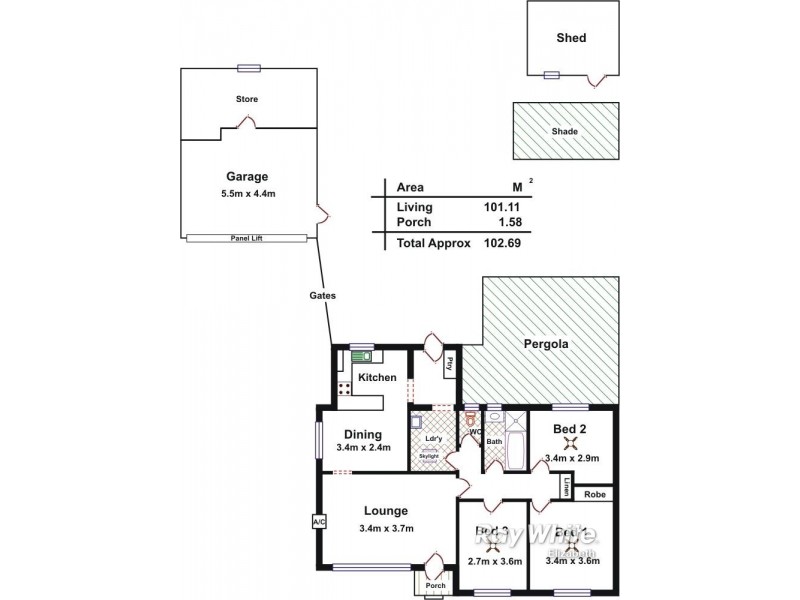 16 Montacute Street, Elizabeth Downs SA 5113 Floorplan