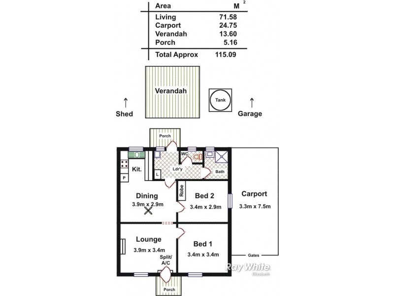 32 Guerin Road, Elizabeth Vale SA 5112 Floorplan