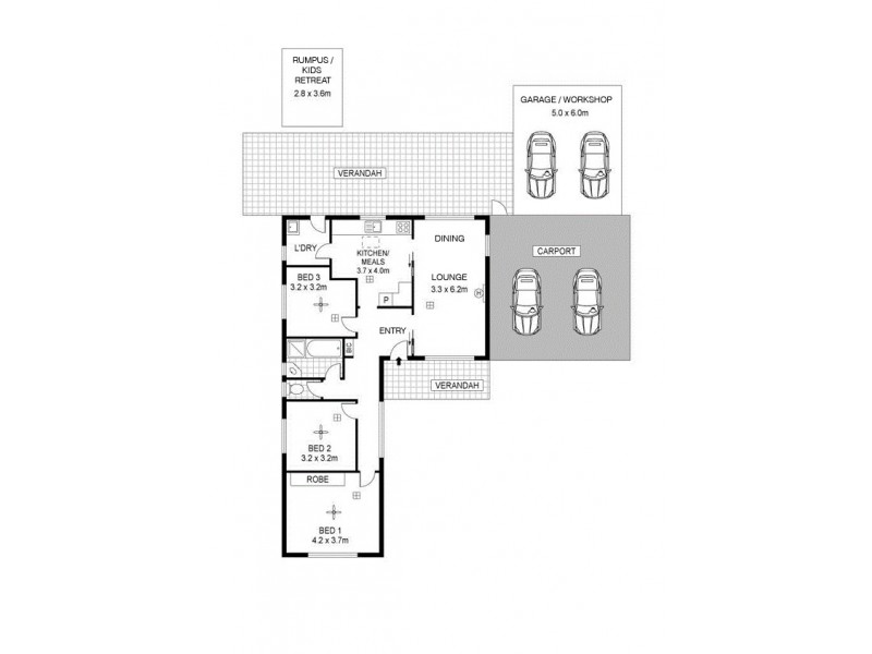 22 Woodcutts Road, Davoren Park SA 5113 Floorplan