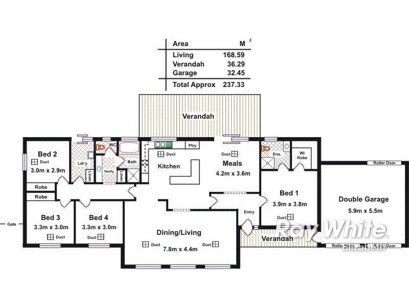 31 Everest Avenue, Andrews Farm SA 5114 Floorplan